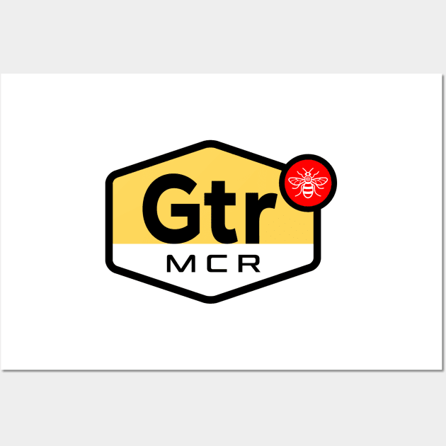 Tn Air Max Tuned Greater Manchester (Gtr MCR) bee logo Wall Art by jimmy-digital